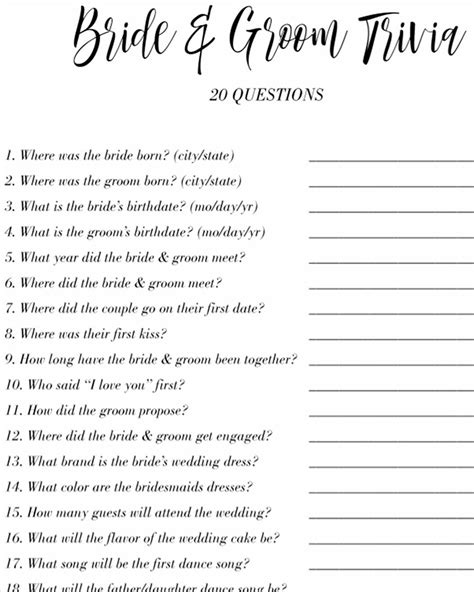 The Best Bridal Shower Games 2020 .